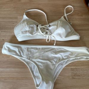 Billabong white bikini Size Medium